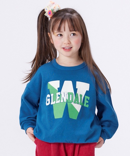 Life Support Products（ライフサポートプロダクツ）の「ウラキモウプリントトレーナー/裏起毛（80～150cm）（スウェット・キッズ・オフホワイト/ブルー/ブラック/ネイビー/マスタード/チャコール・80/90/95/100/110/120/130/140/150）」の4枚目の写真