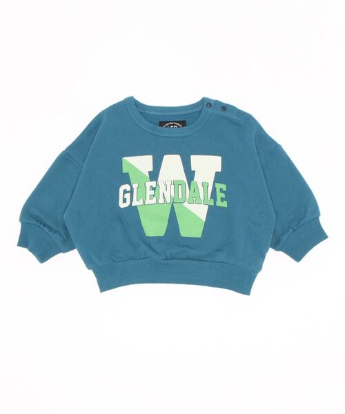 Life Support Products（ライフサポートプロダクツ）の「ウラキモウプリントトレーナー/裏起毛（80～150cm）（スウェット・キッズ・オフホワイト/ブルー/ブラック/ネイビー/マスタード/チャコール・80/90/95/100/110/120/130/140/150）」の14枚目の写真