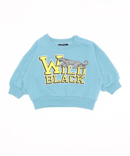 Life Support Products（ライフサポートプロダクツ）の「ウラキモウプリントトレーナー/裏起毛（80～150cm）（スウェット・キッズ・オフホワイト/ブルー/ブラック/ネイビー/マスタード/チャコール・80/90/95/100/110/120/130/140/150）」の15枚目の写真