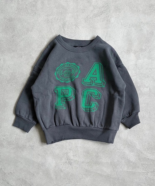 Life Support Products（ライフサポートプロダクツ）の「ウラキモウプリントトレーナー/裏起毛（80～150cm）（スウェット・キッズ・オフホワイト/ブルー/ブラック/ネイビー/マスタード/チャコール・80/90/95/100/110/120/130/140/150）」の20枚目の写真