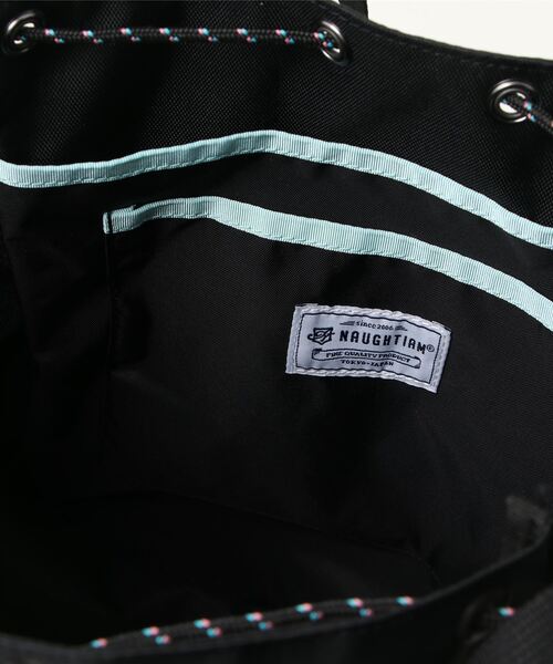 FREDRIK PACKERS(フレドリックパッカーズ)の「【FREDRIK PACKERS/フレドリックパッカーズ】NAUGHTIAM別注 2way巾着バッグ(ショルダーバッグ・レディース・ブラック/グレー/ベージュ・FREE)」の9枚目の写真