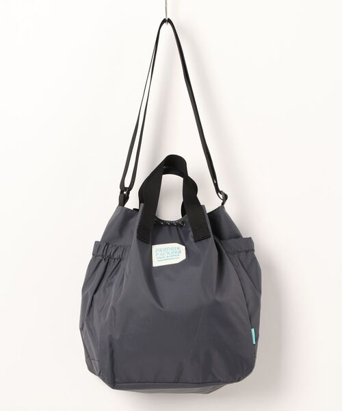 FREDRIK PACKERS(フレドリックパッカーズ)の「【FREDRIK PACKERS/フレドリックパッカーズ】NAUGHTIAM別注 2way巾着バッグ(ショルダーバッグ・レディース・ブラック/グレー/ベージュ・FREE)」の4枚目の写真