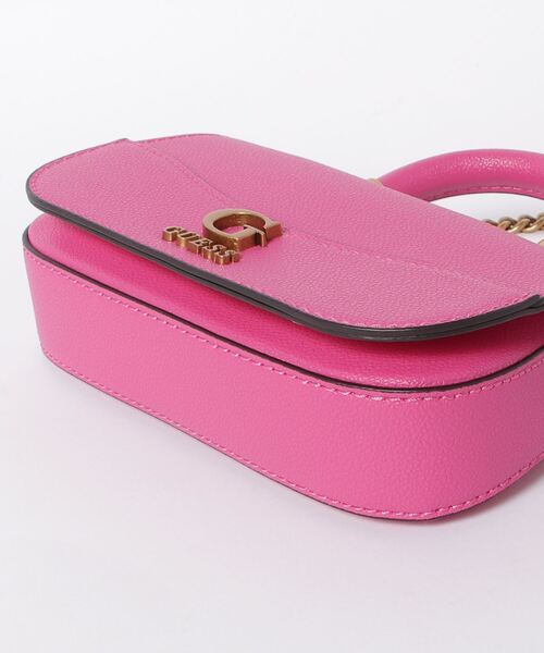 Guess（ゲス）の「NELL MICRO Mini Flap（ハンドバッグ・レディース・ストーン/ピンク/ブラック/バイオレット・ONE SIZE）」の16枚目の写真
