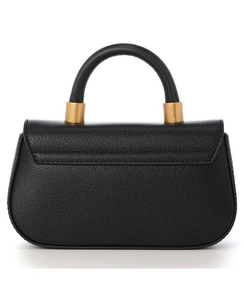 Guess（ゲス）の「NELL MICRO Mini Flap（ハンドバッグ・レディース・ストーン/ピンク/ブラック/バイオレット・ONE SIZE）」の5枚目の写真