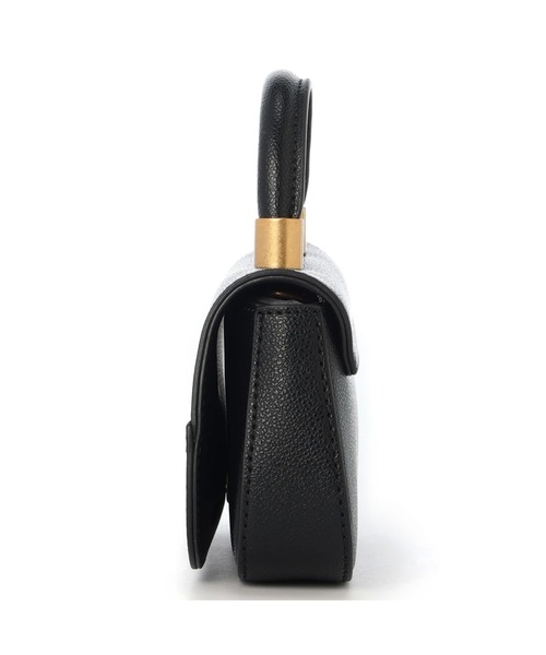 Guess（ゲス）の「NELL MICRO Mini Flap（ハンドバッグ・レディース・ストーン/ピンク/ブラック/バイオレット・ONE SIZE）」の6枚目の写真