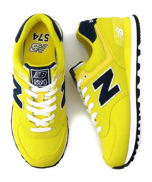NEW BALANCE(ニューバランス)の「ニューバランス/NB ML/WL574(スニーカー・レディース・ライトグレー/イエロー/ライトブルー・22.5cm/23cm/23.5cm/24.5cm/24cm)」の3枚目の写真