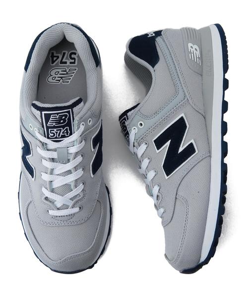 NEW BALANCE(ニューバランス)の「ニューバランス/NB ML/WL574(スニーカー・レディース・ライトグレー/イエロー/ライトブルー・22.5cm/23cm/23.5cm/24.5cm/24cm)」の2枚目の写真