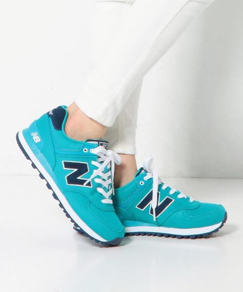 NEW BALANCE(ニューバランス)の「ニューバランス/NB ML/WL574(スニーカー・レディース・ライトグレー/イエロー/ライトブルー・22.5cm/23cm/23.5cm/24.5cm/24cm)」の7枚目の写真