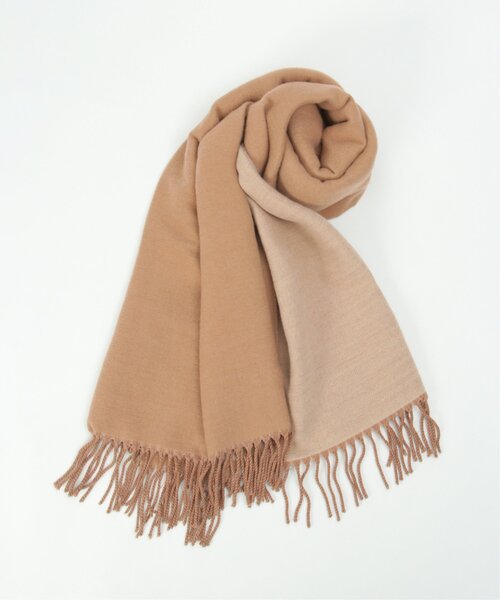 LBC（エルビーシー）の「【2WAY】リバーシブルストール（ストール/ショール・レディース・ブラック/ブルー系/ベージュ/ベージュ系その他・FREE）」の3枚目の写真