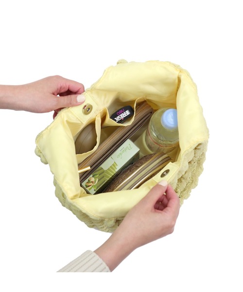 T・S・L(ティーエスエル)の「エンボス加工トートバッグ(トートバッグ・レディース・イエロー/ブラック/サックスブルー/アイボリー・FREE)」の19枚目の写真