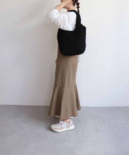 T・S・L(ティーエスエル)の「エンボス加工トートバッグ(トートバッグ・レディース・イエロー/ブラック/サックスブルー/アイボリー・FREE)」の10枚目の写真