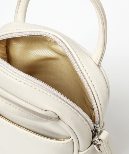 LOWRYS FARM（ローリーズファーム）の「ハンドルスクエアショルダー　176571（ショルダーバッグ・レディース・ブラック/グリーン/アイボリー・FREE）」の9枚目の写真