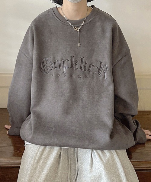 EPICKS(エピックス)の「サークルロゴBIGプルオーバー(スウェット・レディース・アイボリー/グレー・L/XXL)」の4枚目の写真