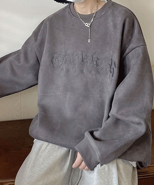 EPICKS(エピックス)の「サークルロゴBIGプルオーバー(スウェット・レディース・アイボリー/グレー・L/XXL)」の5枚目の写真