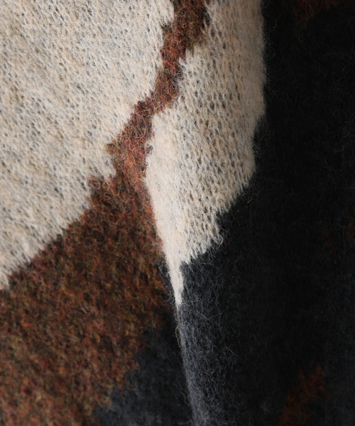 JOURNAL STANDARD(ジャーナルスタンダード)の「【YAK WOOL BLEND】ジャガード カモ柄 クルーネックニット(ニット/セーター・メンズ・ベージュ/カーキ・MEDIUM/LARGE)」の14枚目の写真