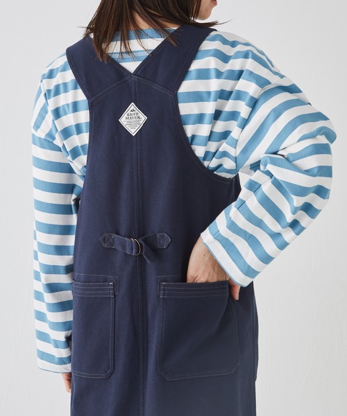 KRIFF MAYER Lady's Collection（クリフメイヤーレディースコレクション）の「カットジャンパースカート（ジャンパースカート・レディース・ナチュラル/ピンク/カラフル/ネイビー/ベージュ・MEDIUM/LARGE）」の11枚目の写真