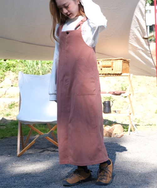 KRIFF MAYER Lady's Collection（クリフメイヤーレディースコレクション）の「カットジャンパースカート（ジャンパースカート・レディース・ナチュラル/ピンク/カラフル/ネイビー/ベージュ・MEDIUM/LARGE）」の12枚目の写真