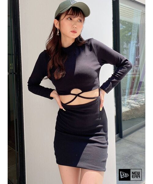 GYDA（ジェイダ）の「GYDA×NEW ERA G SQUARE キャップ（キャップ・レディース・ブラック/カーキ/アイボリー・FREE）」の16枚目の写真