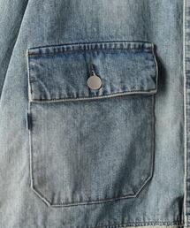 jieda DAMAGE OVER DENIM SHIRT 23ss デニム Jieda(ジエダ) 23SS DAMAGE OVER DENIM SHIRT