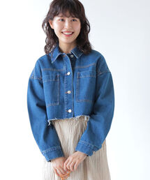 Ray BEAMS | Ray BEAMS / クロップド デニム ジャケット(デニムジャケット)