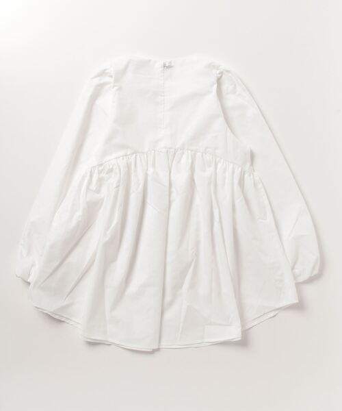Shelly island（シェリーアイランド）の「ボリュームギャザーフレアブラウス（シャツ/ブラウス・レディース・ホワイト/ブラック・M）」の9枚目の写真