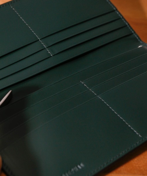 PATRICK STEPHAN（パトリックステファン）の「PATRICK STEPHAN パトリックステファン / Leather long wallet 'brillant' レザーロングウォレット 二つ折り長財布 / 224AWA20（財布・メンズ・ブラック/ダークグリーン・FREE）」の10枚目の写真