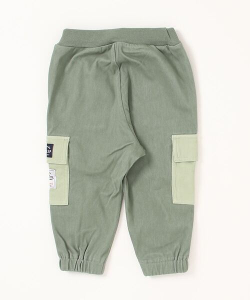 SLAP SLIP（スラップスリップ）の「SLAPSLIP/配色フラップポケット付カーゴパンツ(80~130cm)（カーゴパンツ・キッズ・イエロー/グリーン・130/110/100/90/120/80）」の15枚目の写真