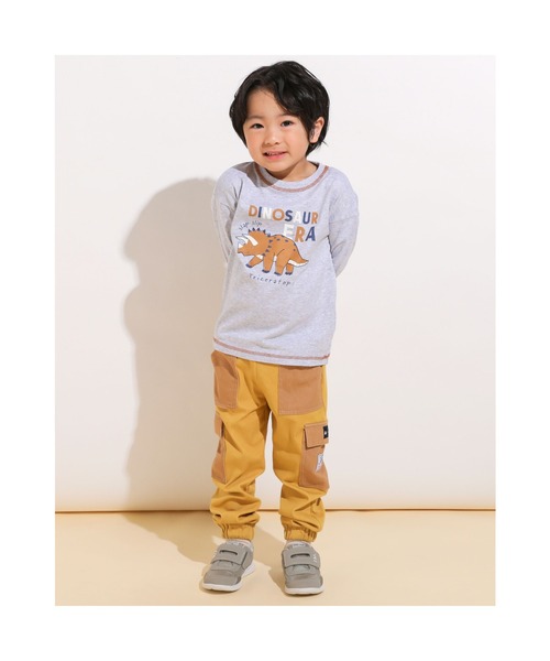 SLAP SLIP（スラップスリップ）の「SLAPSLIP/配色フラップポケット付カーゴパンツ(80~130cm)（カーゴパンツ・キッズ・イエロー/グリーン・130/110/100/90/120/80）」の13枚目の写真