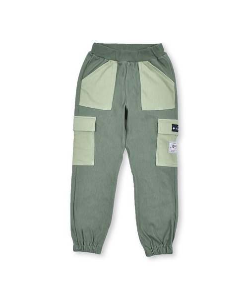 SLAP SLIP（スラップスリップ）の「SLAPSLIP/配色フラップポケット付カーゴパンツ(80~130cm)（カーゴパンツ・キッズ・イエロー/グリーン・130/110/100/90/120/80）」の8枚目の写真