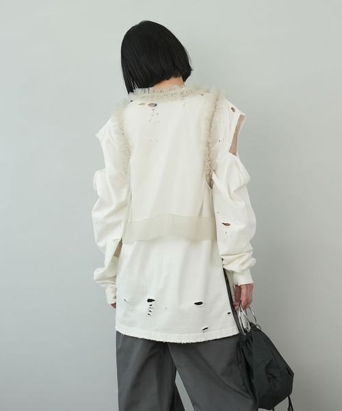 chuclla（チュクラ）の「サークルハンドル ギャザー巾着miniバッグ cha23s004（ショルダーバッグ・レディース・ブラック・FREE）」の10枚目の写真