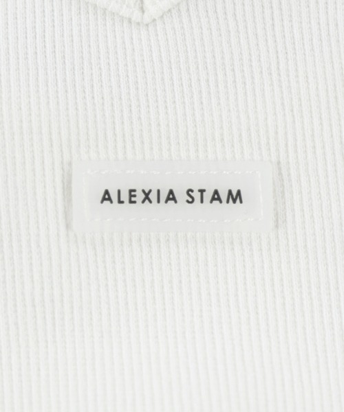 ALEXIA STAM（アリシアスタン）の「Wellness Side Drawstring Rib Tank Top / UVカットパッドinタンクトップ（タンクトップ・レディース・ブラウン/オフホワイト/チャコールグレー・S/M/L）」の21枚目の写真