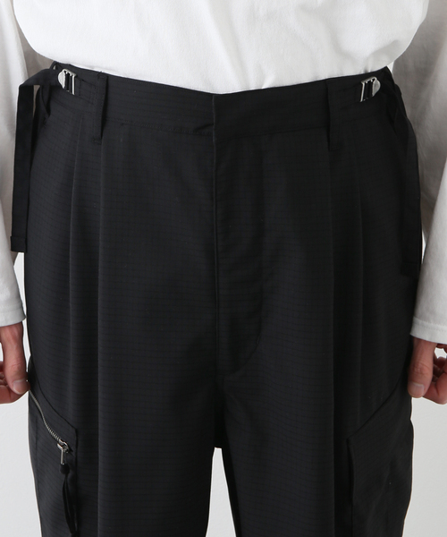 Product Twelve（プロダクトトゥエルブ）の「【Product Twelve/プロダクト トゥエルブ】T/W Dot Air Cargo（カーゴパンツ・メンズ・ブラック・2/3）」の2枚目の写真