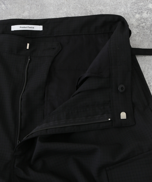 Product Twelve（プロダクトトゥエルブ）の「【Product Twelve/プロダクト トゥエルブ】T/W Dot Air Cargo（カーゴパンツ・メンズ・ブラック・2/3）」の13枚目の写真