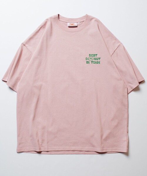 FREAK'S STORE(フリークスストア)の「【限定展開】GROCERY & DELICATESSEN/グロサリー&デリカテッセン 別注 ビッグシルエット CITY DONUTS バックプリントTシャツ(Tシャツ/カットソー・メンズ・ホワイト/アッシュグレー/ブラック/ライトピンク・SMALL/MEDIUM/LARGE)」の21枚目の写真