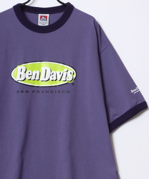 セール】BEN DAVIS/ベンデイビス OVAL RINGER TEE/オーバーサイズ 