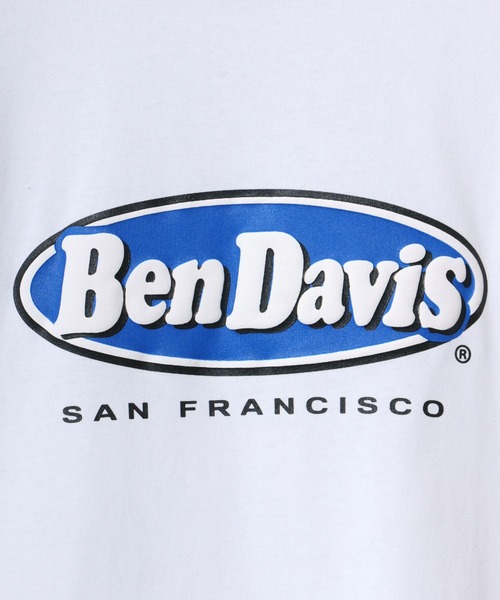 BEN DAVIS(ベンデイビス)の「BEN DAVIS/ベンデイビス OVAL RINGER TEE/オーバーサイズ オーバルロゴ バックプリント リンガー 半袖Tシャツ(Tシャツ/カットソー・メンズ・ホワイト×ブラック/ラベンダー/ホワイト×レッド/ホワイト×グリーン/セージグリーン・M/L/XL)」の19枚目の写真
