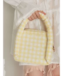 merry jenny | flowerギンガムハンドbag(ハンドバッグ)