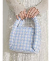 merry jenny | flowerギンガムハンドbag(ハンドバッグ)