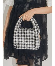 merry jenny | 【めざましテレビ紹介アイテム】flowerギンガムハンドbag(ハンドバッグ)