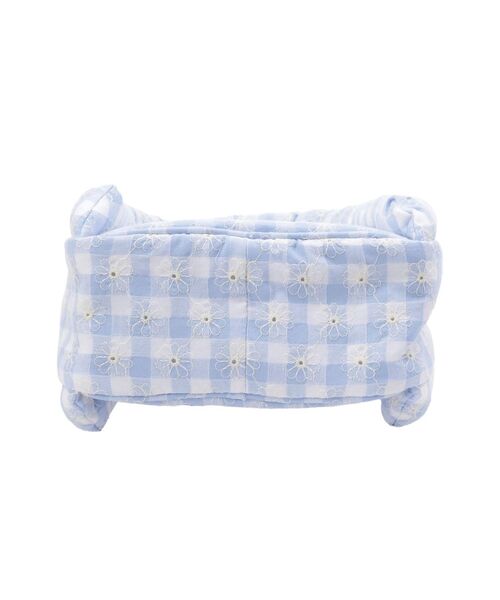 merry jenny（メリージェニー）の「flowerギンガムハンドbag（ハンドバッグ・レディース・ブラック/イエロー/ブルー・FREE）」の14枚目の写真