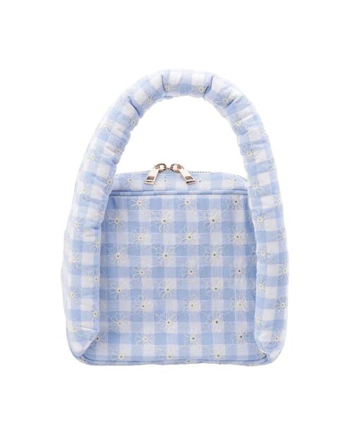 merry jenny（メリージェニー）の「flowerギンガムハンドbag（ハンドバッグ・レディース・ブラック/イエロー/ブルー・FREE）」の17枚目の写真