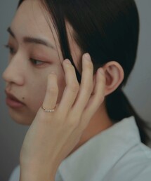 ジュエッテ ウェーブ ジルコニア ピンキーリング•Jouete [925] ウェーブ ジルコニア ピンキーリング（029921-029922） ｜ women