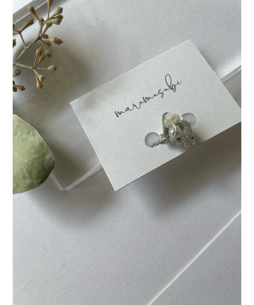 tone（トーン）の「【marumusubi】flower ring(MA)（リング・レディース・シルバー系その他/シルバー系その他2・FREE）」の3枚目の写真
