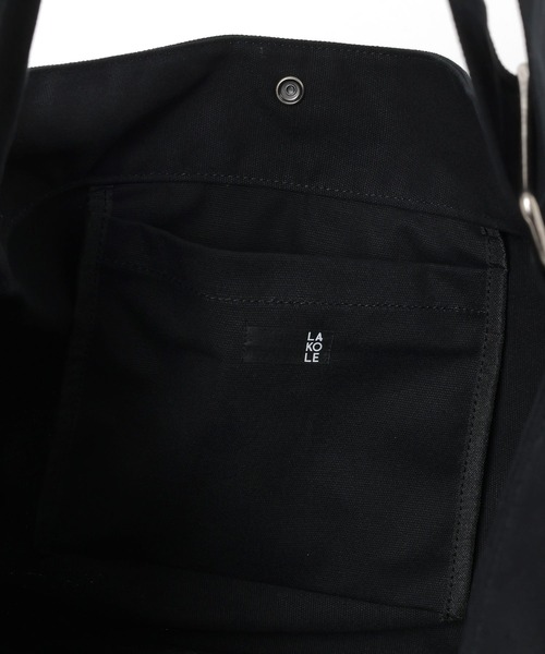 LAKOLE（ラコレ）の「キャンバスショルダーバック / 199639（ショルダーバッグ・メンズ・ブラック/ナチュラル/チャコールグレー/グリーン・FREE）」の21枚目の写真