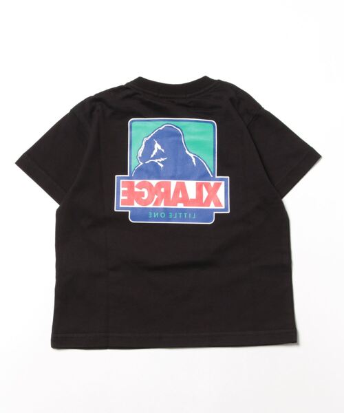 XLARGE KIDS（エクストララージキッズ）の「配色ボックスゴリラ半袖Tシャツ（Tシャツ/カットソー・キッズ・ブラック/ホワイト/グリーン/レッド/パープル・110cm/90cm/100cm/120cm/140cm/130cm/80ｃｍ）」の6枚目の写真