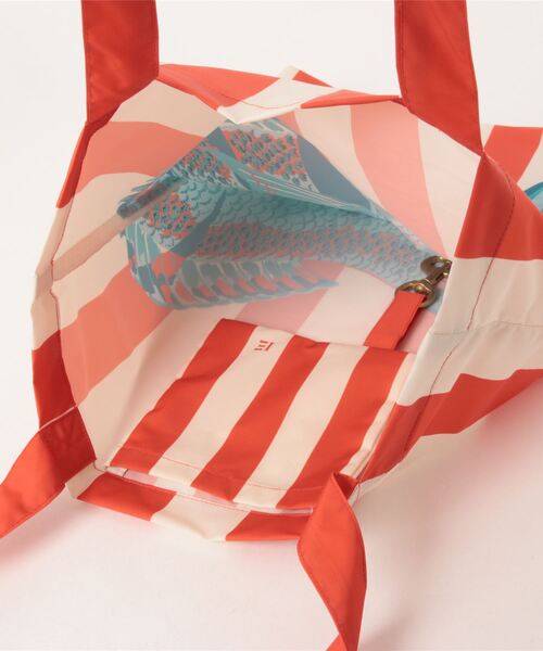 ear PAPILLONNER(イアパピヨネ)の「【INOUIEDITIONS(イヌイエディションズ)】エコバッグ(エコバッグ/サブバッグ・レディース・ブルー系その他/オレンジ・FREE)」の3枚目の写真