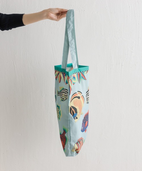 ear PAPILLONNER(イアパピヨネ)の「【INOUIEDITIONS(イヌイエディションズ)】エコバッグ(エコバッグ/サブバッグ・レディース・ブルー系その他/オレンジ・FREE)」の22枚目の写真