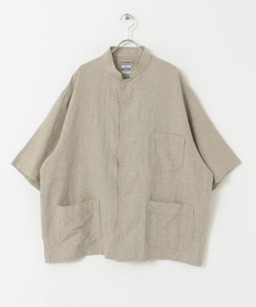 ARMY TWILL（アーミーツイル）の「ARMY TWILL　Stripe Sleeping Half-Sleeve Shirts（シャツ/ブラウス・メンズ・ベージュ系その他/ホワイト系その他・MEDIUM/LARGE）」の12枚目の写真