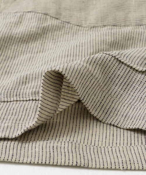 ARMY TWILL（アーミーツイル）の「ARMY TWILL　Stripe Sleeping Half-Sleeve Shirts（シャツ/ブラウス・メンズ・ベージュ系その他/ホワイト系その他・MEDIUM/LARGE）」の17枚目の写真