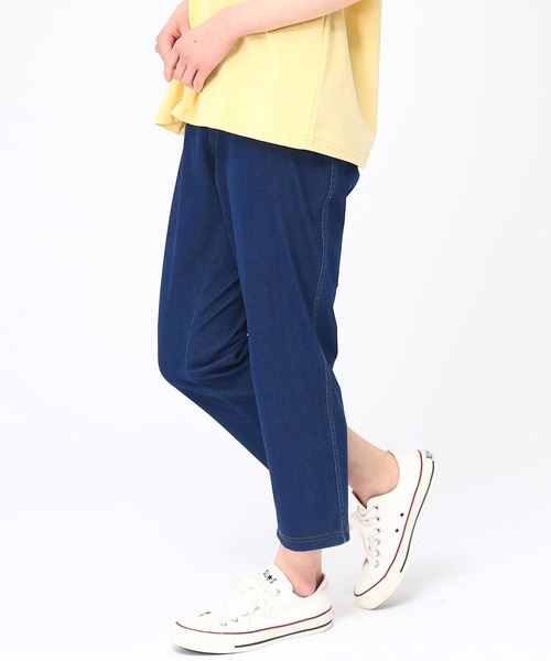 AnNet(アネット)の「ストレッチ アンクル丈 レギンスパンツ(その他パンツ・レディース・ブラック/ネイビー/ブルー・3L/4L/5L)」の1枚目の写真